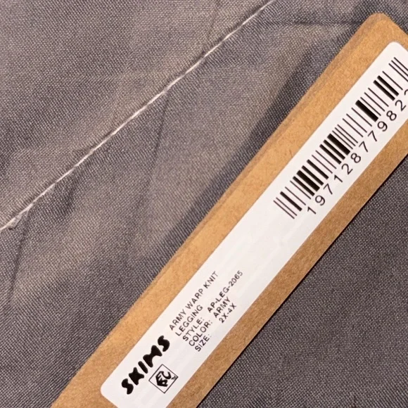 SKIMS ARMY WARP KNIT LEGGINGS - Picture 8 of 8